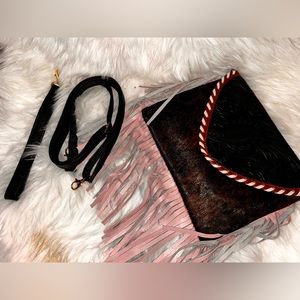 Women bag leather 100% piel They are 100% real cowhide/ leather. Made in Mexico